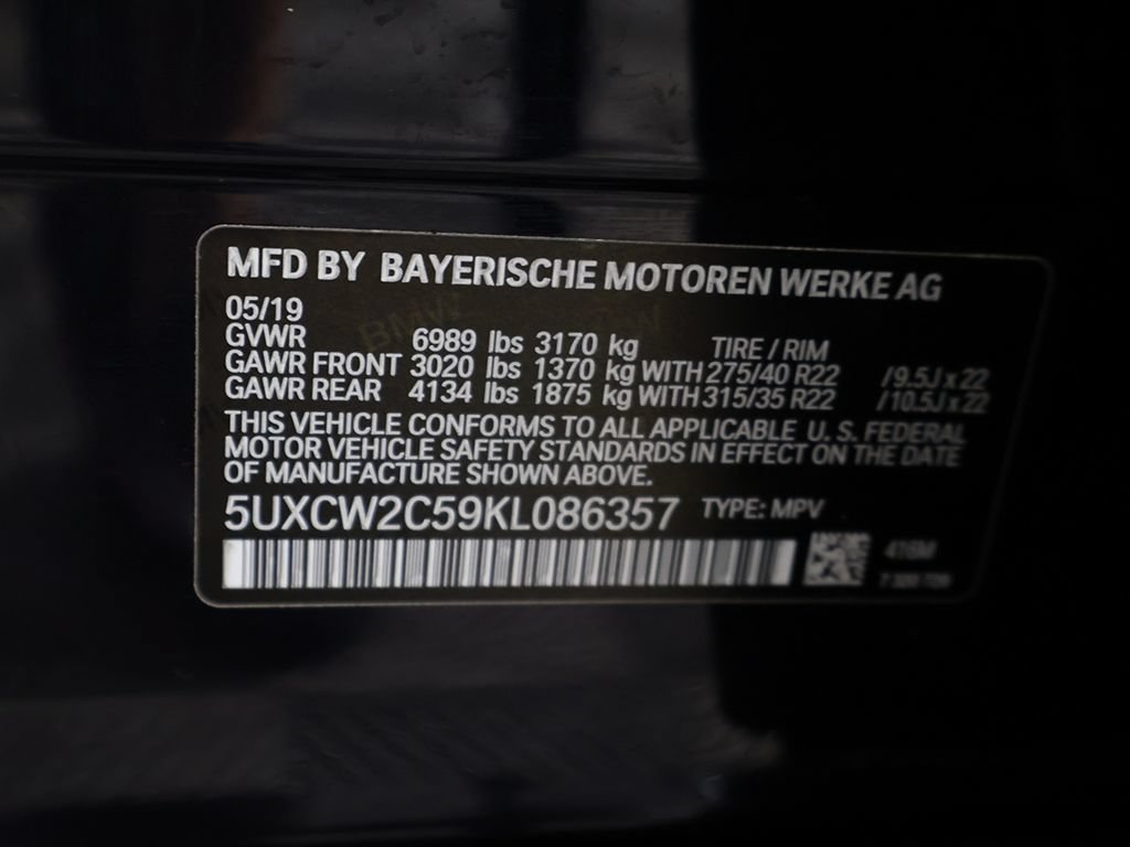 Used 2019 BMW X7 xDrive40i w/ M Sport Package AWD/4WD image 69
