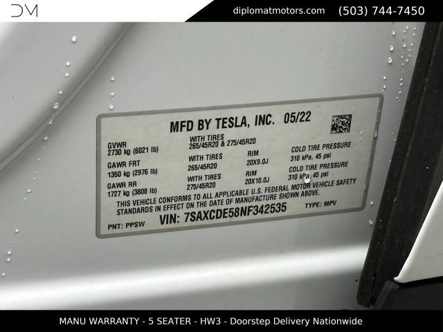 Used 2022 Tesla Model X AWD/4WD image 45