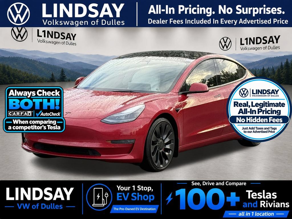 Used 2022 Tesla Model 3 Performance AWD/4WD image 4