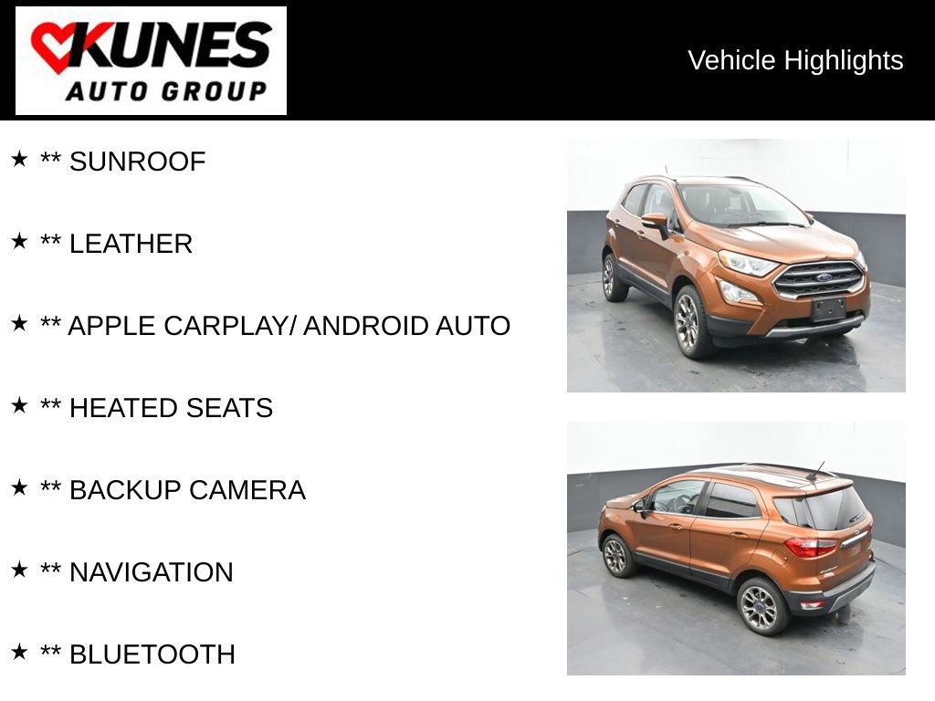 Used 2018 Ford EcoSport Titanium AWD/4WD video 2