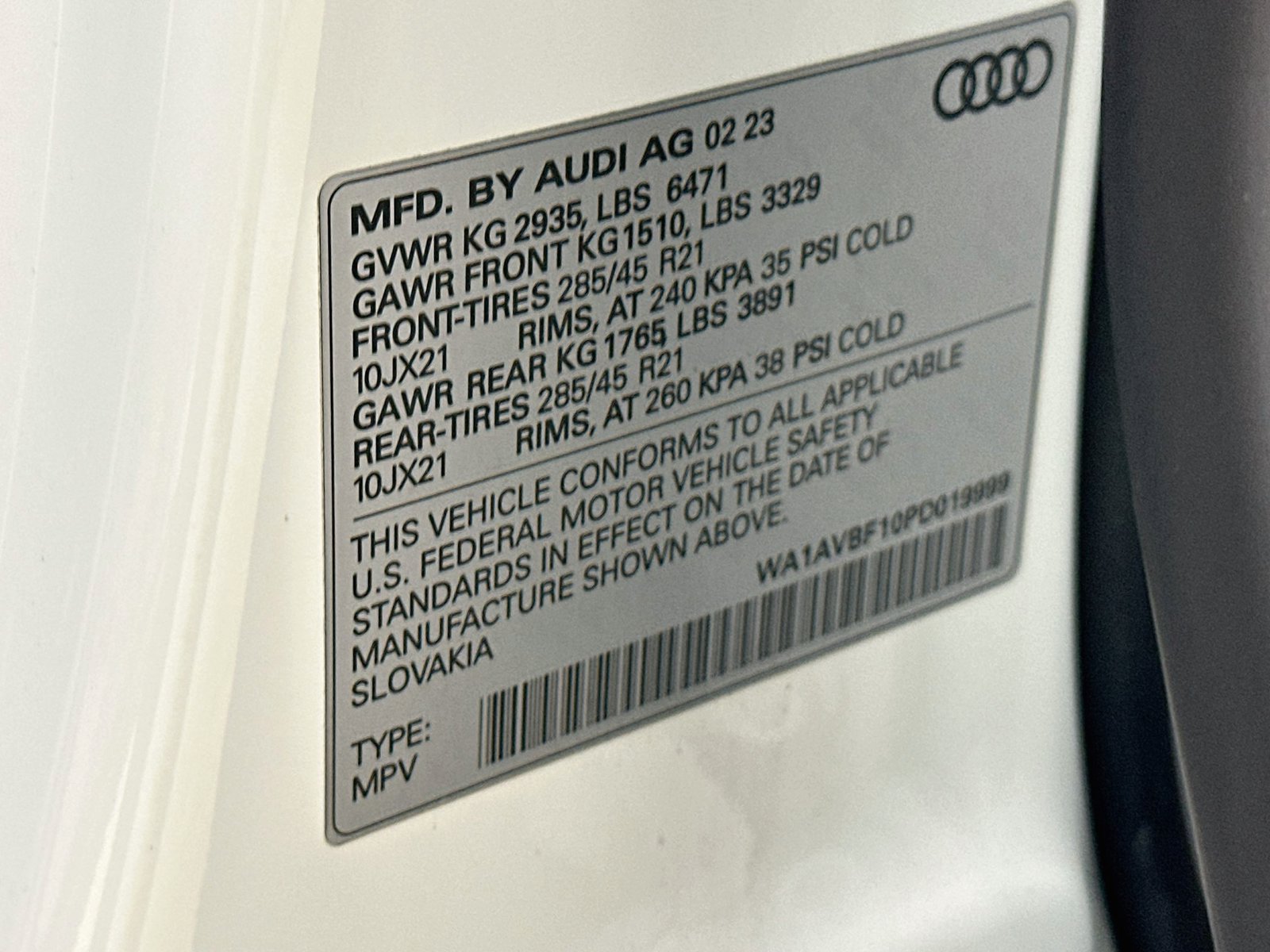 Certified 2023 Audi Q8 Premium w/ Convenience Package AWD/4WD image 48