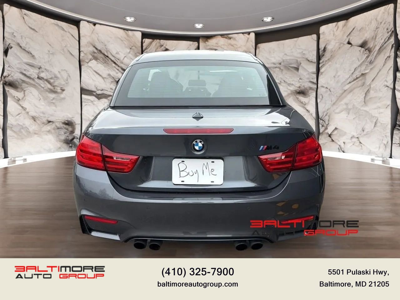 Used 2017 BMW M4 Convertible w/ Competition Package RWD image 10