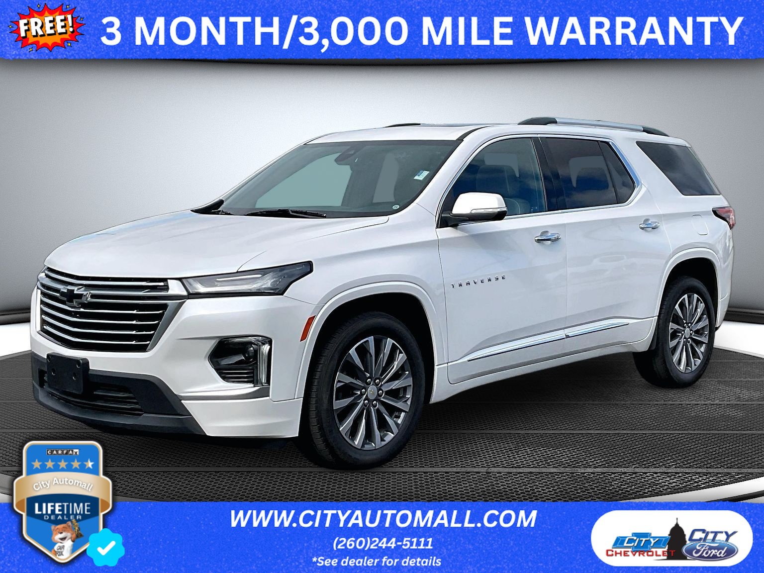 Used 2023 Chevrolet Traverse Premier w/ LPO, Floor Liner Package