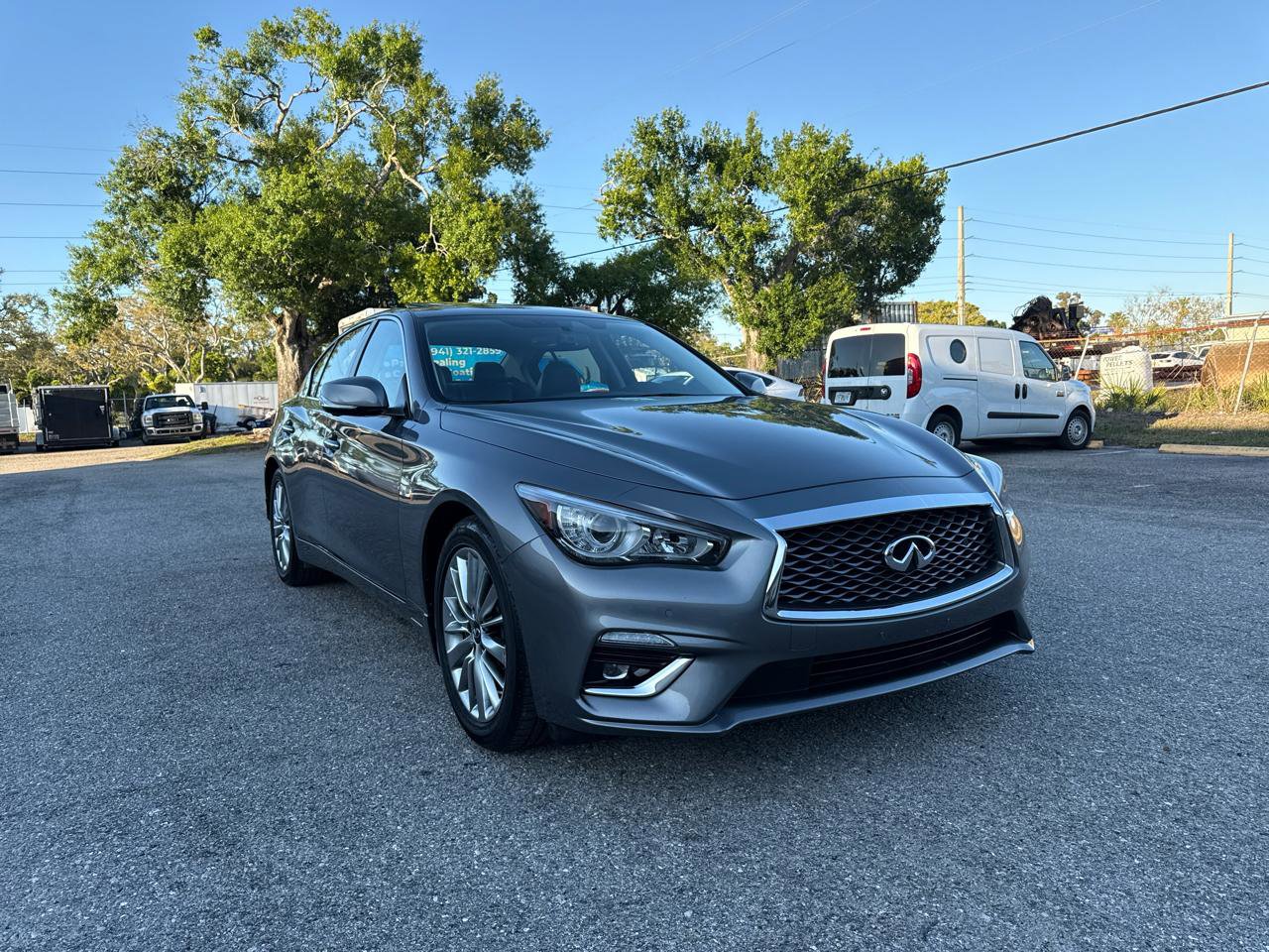 Used 2021 INFINITI Q50 Luxe w/ Seat & Sound Package image 11