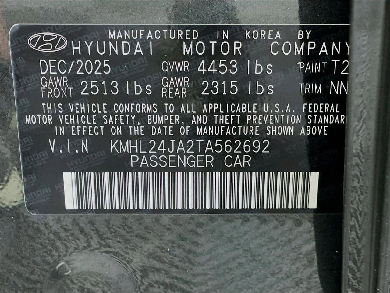 New 2026 Hyundai Sonata SE FWD image 24