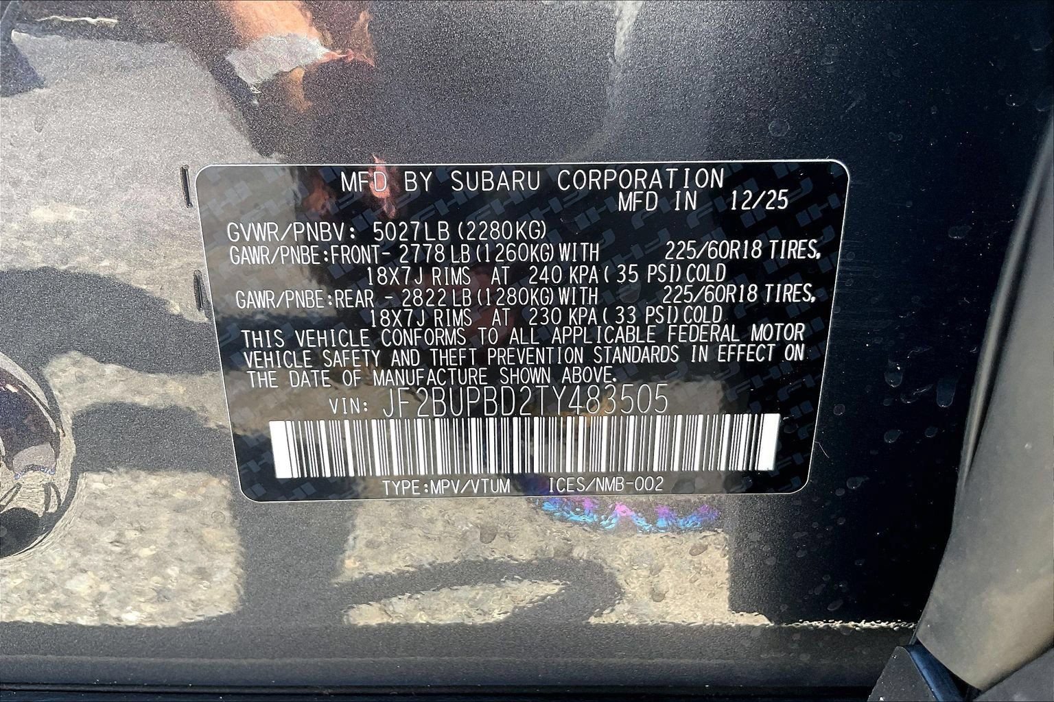 Certified 2026 Subaru Outback Premium AWD/4WD image 33