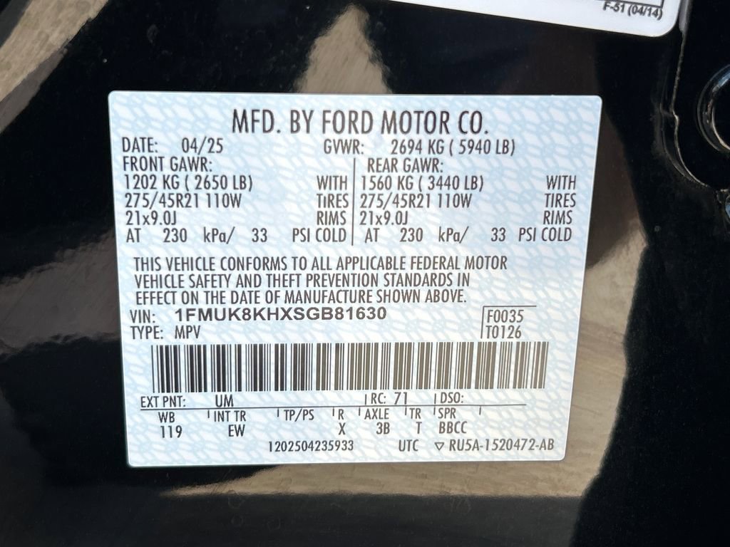 Used 2025 Ford Explorer ST-Line w/ ST-Line Street Pack AWD/4WD image 26