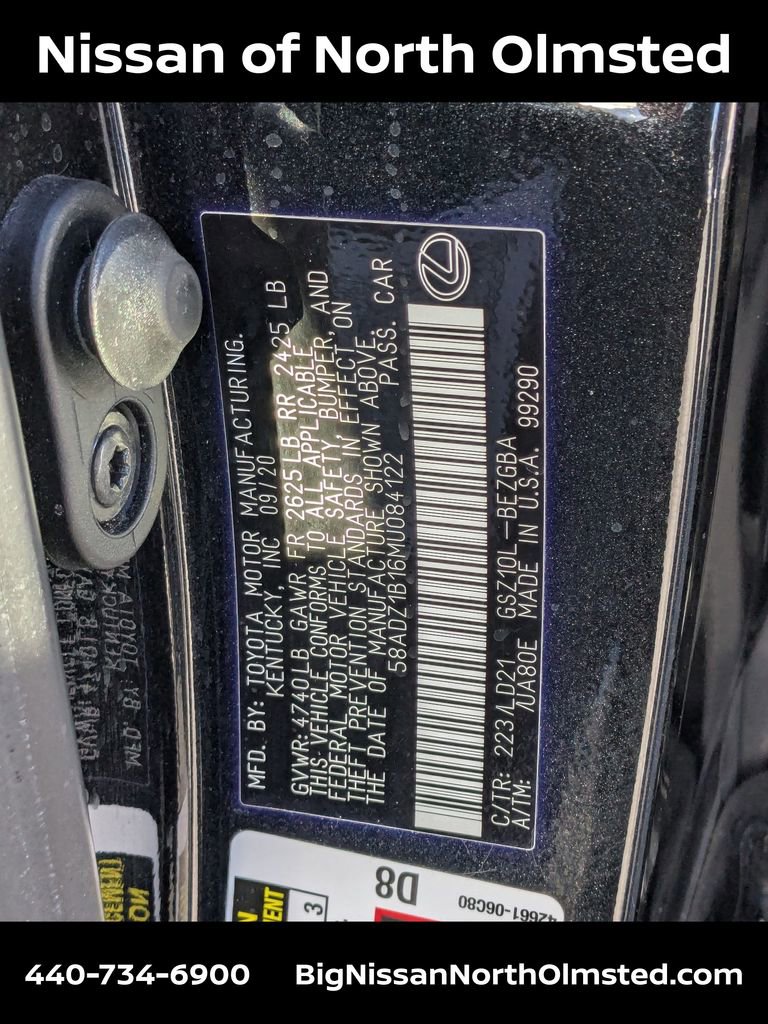 Used 2021 Lexus ES 350 w/ Premium Package image 28