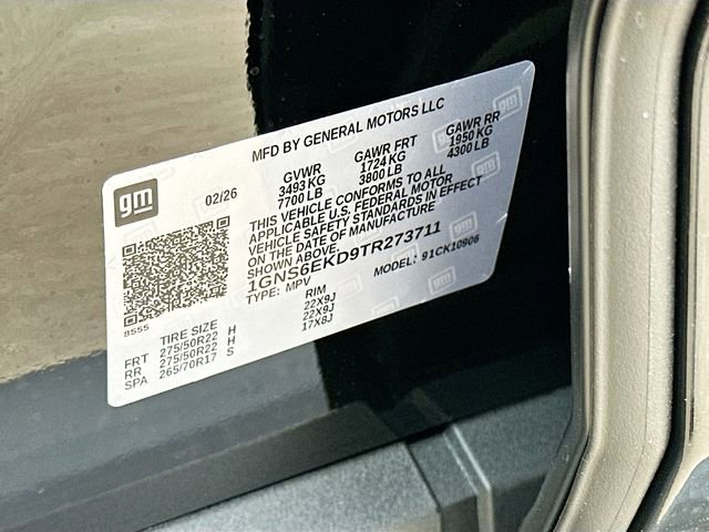 New 2026 Chevrolet Suburban RST w/ Comfort Package image 36