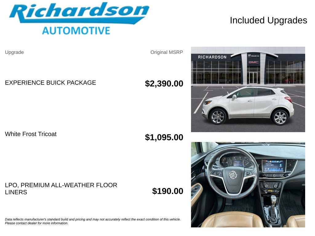 Used 2020 Buick Encore Essence w/ Experience Buick Package AWD/4WD image 6