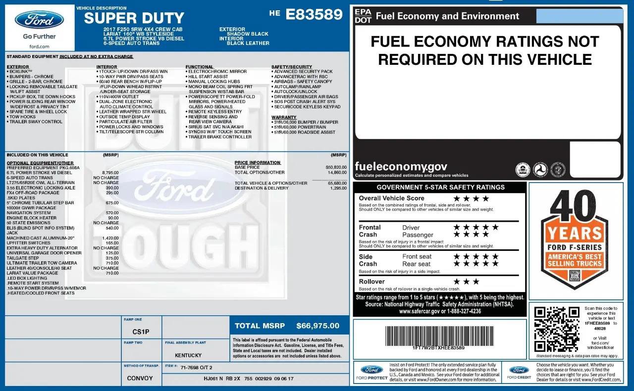 Used 2017 Ford F250 Lariat w/ Lariat Value Package image 9