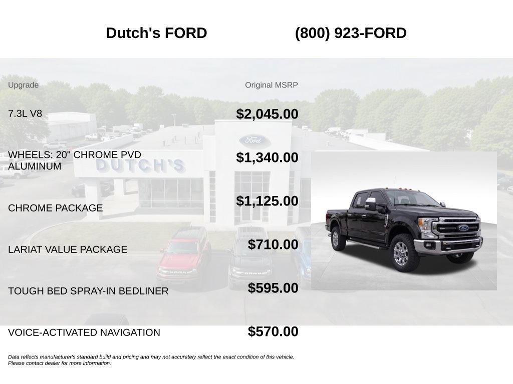 Used 2021 Ford F250 Lariat w/ Chrome Package AWD/4WD image 5