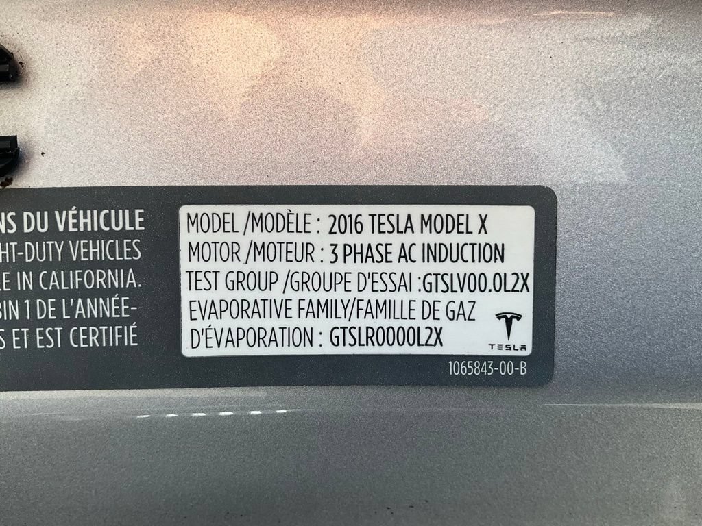 Used 2016 Tesla Model X 75D AWD/4WD image 12