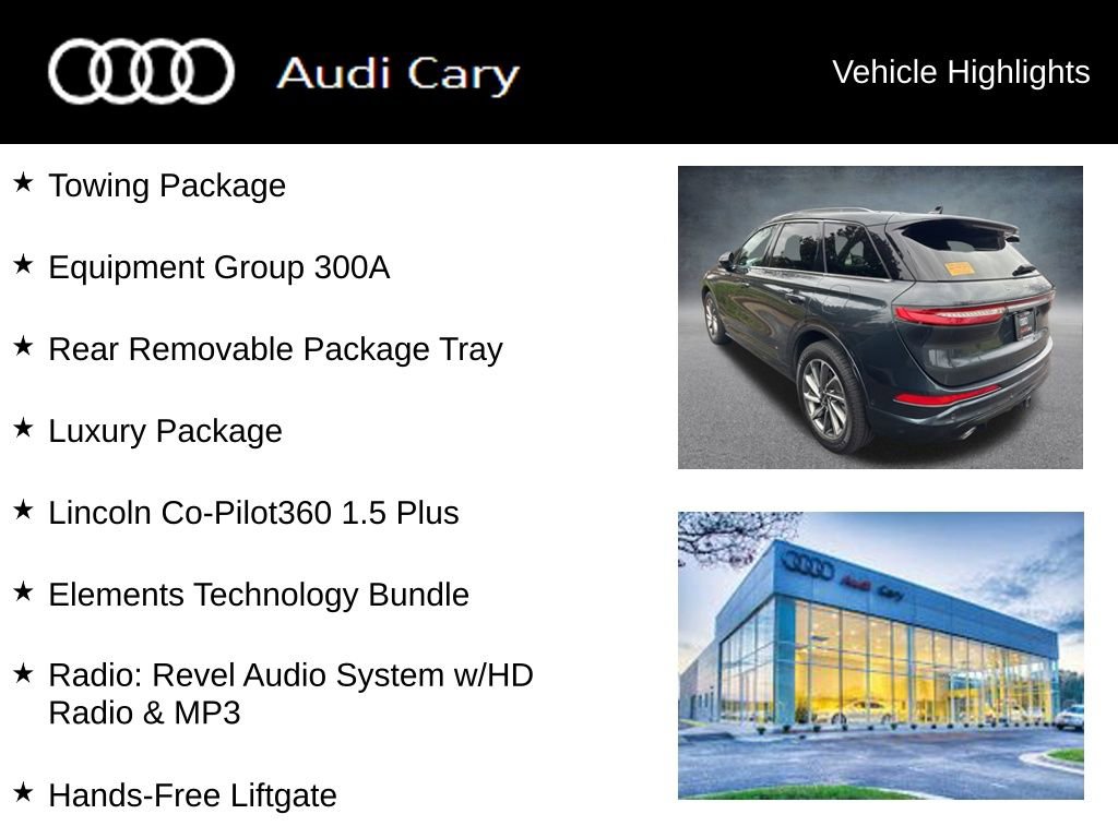 Used 2022 Lincoln Corsair Grand Touring w/ Elements Technology Bundle image 3