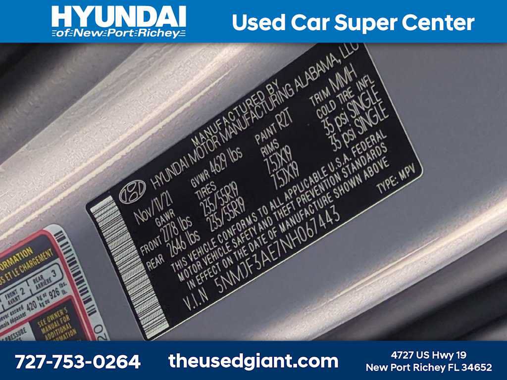 Used 2022 Hyundai Tucson SEL w/ Convenience Package FWD image 35
