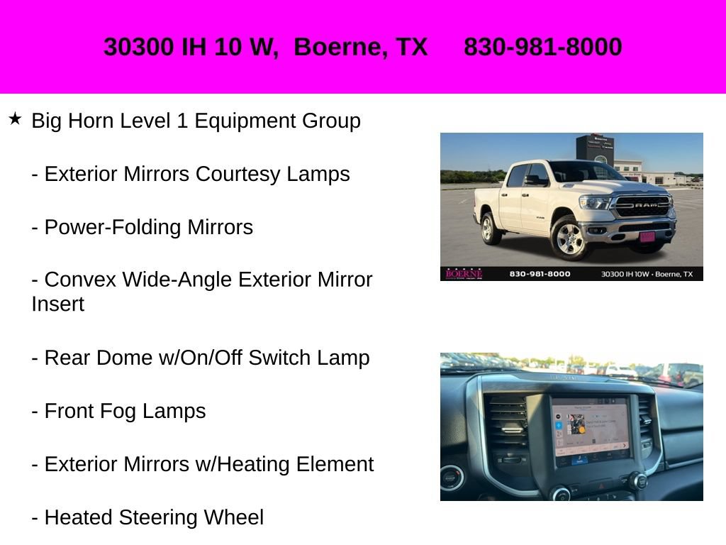 Used 2023 RAM 1500 Big Horn AWD/4WD image 30