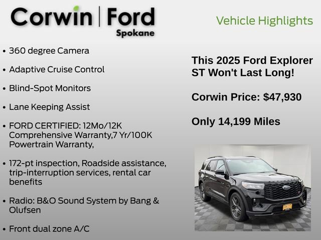 Certified 2025 Ford Explorer ST image 7