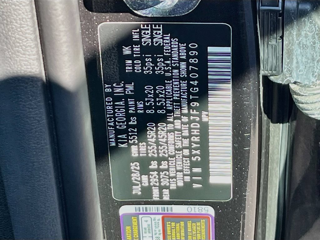 Certified 2026 Kia Sorento X-Line EX AWD/4WD image 15