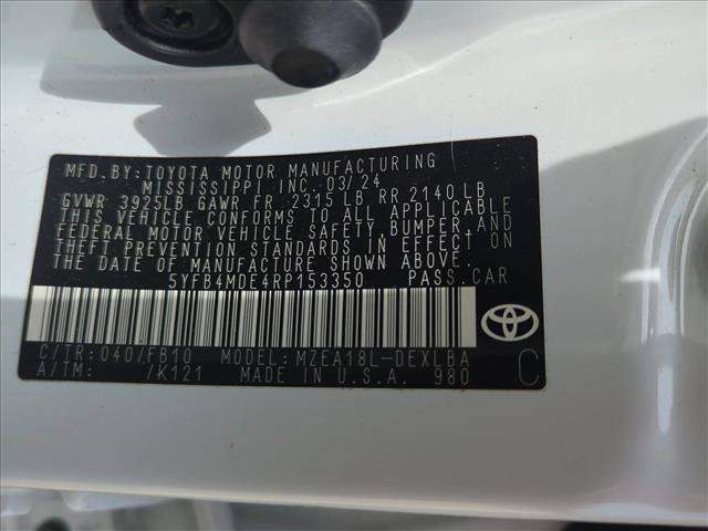 Certified 2024 Toyota Corolla LE FWD image 15