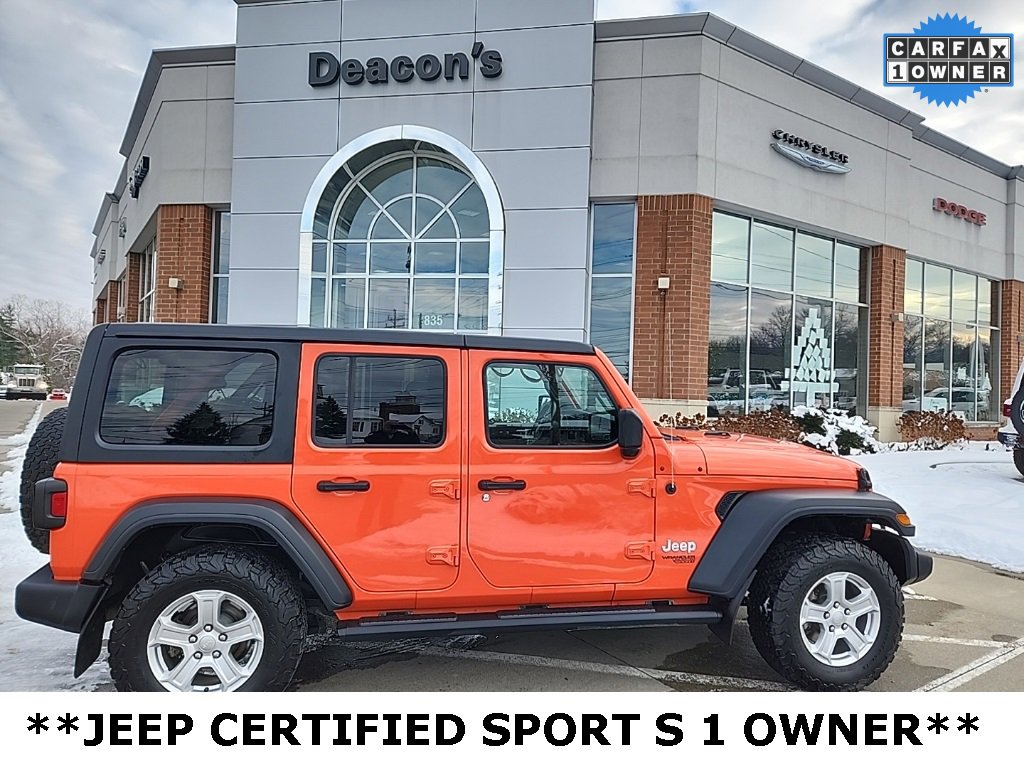 Certified 2020 Jeep Wrangler Unlimited Sport S