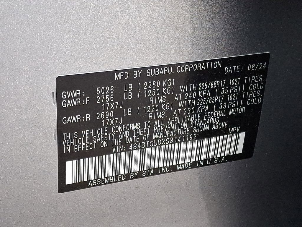 Certified 2025 Subaru Outback Wilderness image 30