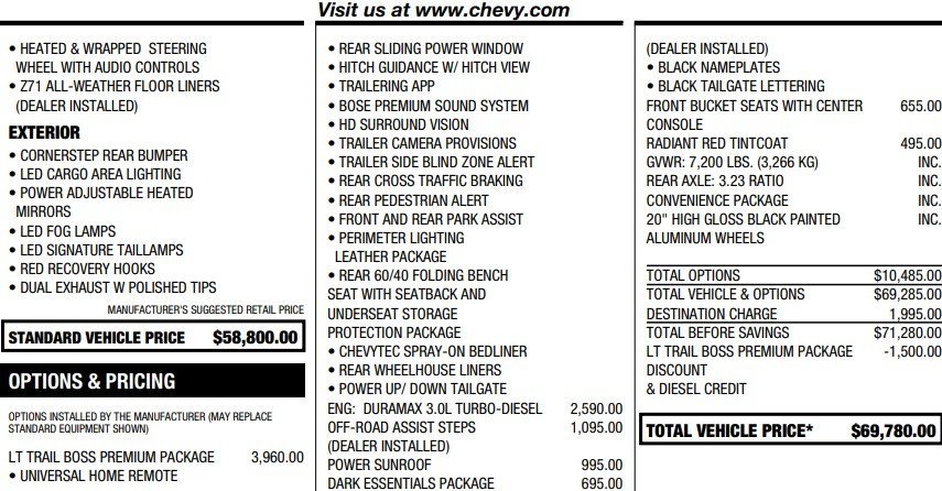 Certified 2025 Chevrolet Silverado 1500 LT Trail Boss w/ LT Trail Boss Premium Package image 2