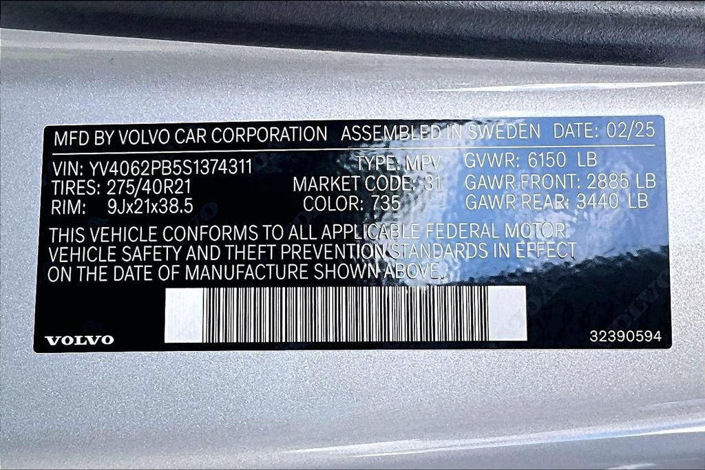 Used 2025 Volvo XC90 B6 Plus AWD/4WD image 45