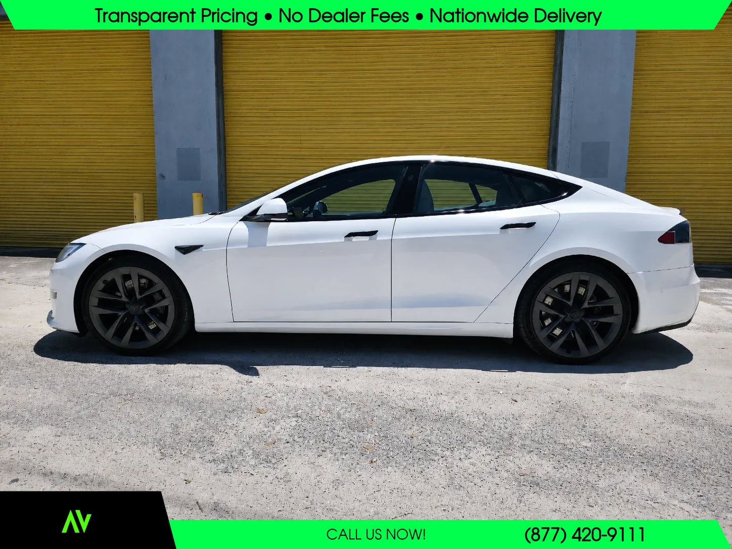 Used 2021 Tesla Model S Plaid AWD/4WD image 2
