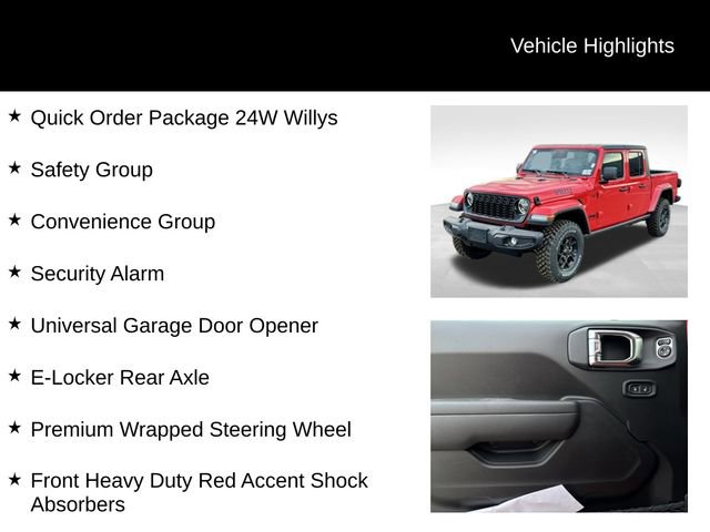 New 2026 Jeep Gladiator Sport AWD/4WD image 7