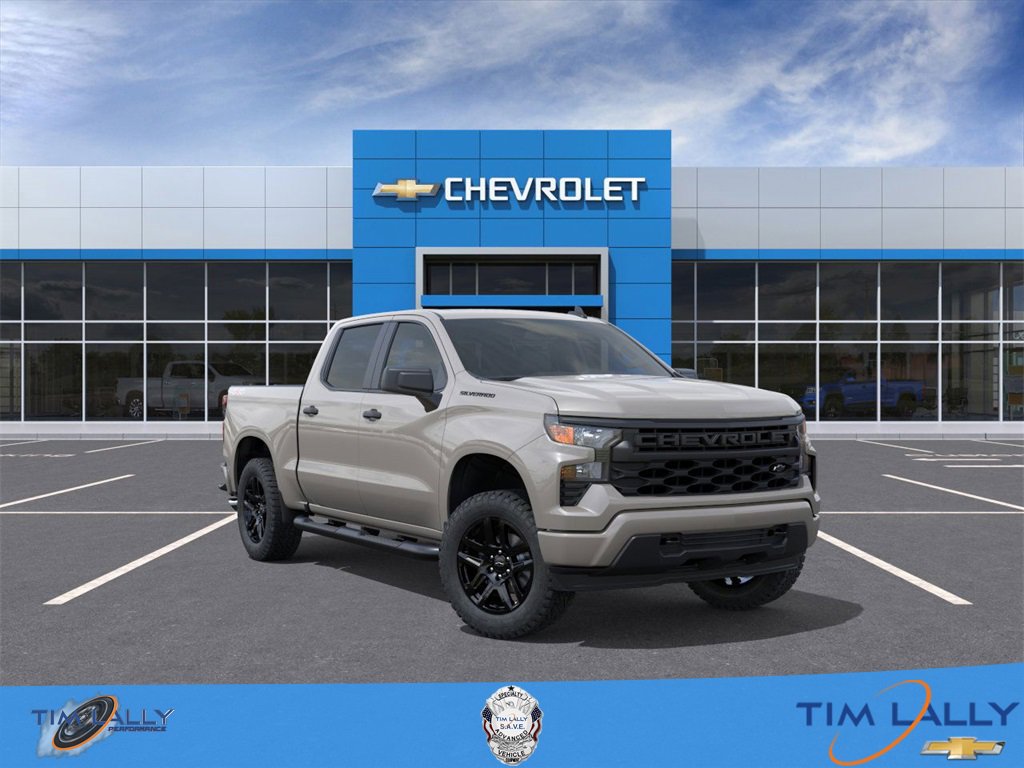 New 2026 Chevrolet Silverado 1500 Custom w/ Turbomax Blackout Package