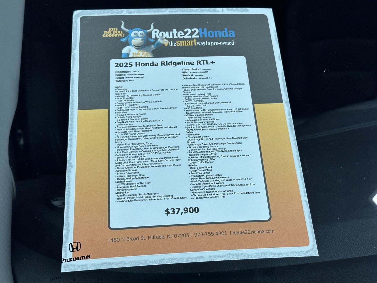 Certified 2025 Honda Ridgeline RTL+ image 40