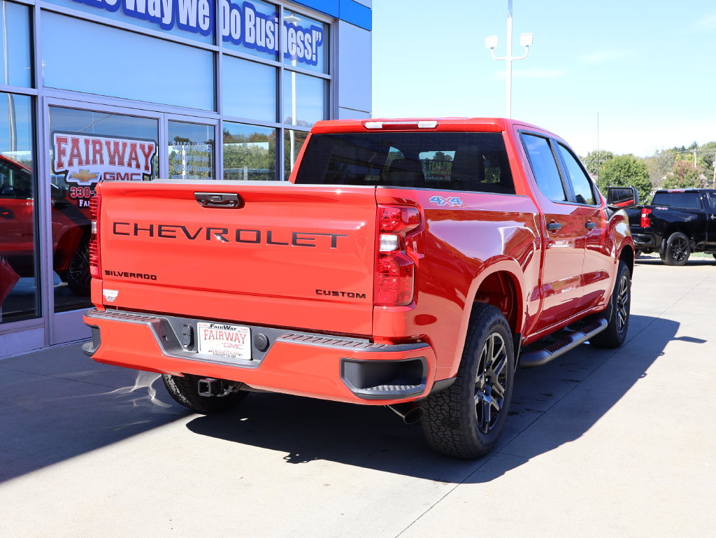 New 2026 Chevrolet Silverado 1500 Custom w/ Turbomax Blackout Package AWD/4WD image 3