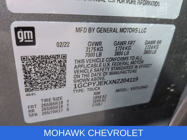 Certified 2022 Chevrolet Silverado 1500 LT AWD/4WD image 34