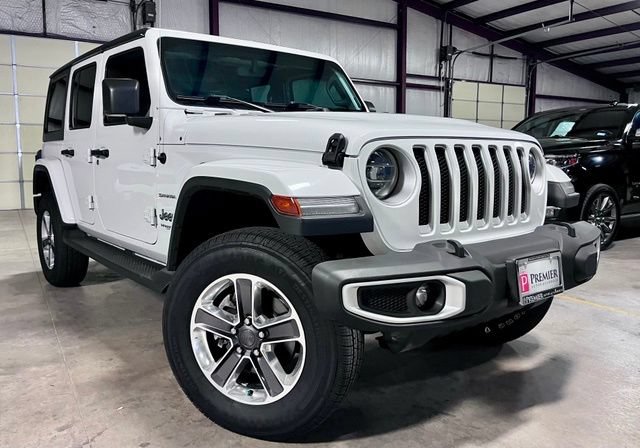 Used 2021 Jeep Wrangler Unlimited Sahara w/ Uconnect 4C Nav & Sound Group AWD/4WD image 9