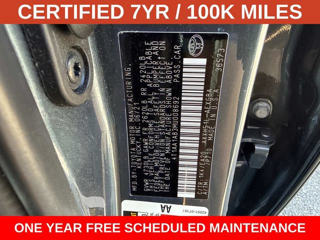 Used 2021 Toyota Avalon XLE w/ Moonroof Package FWD image 28