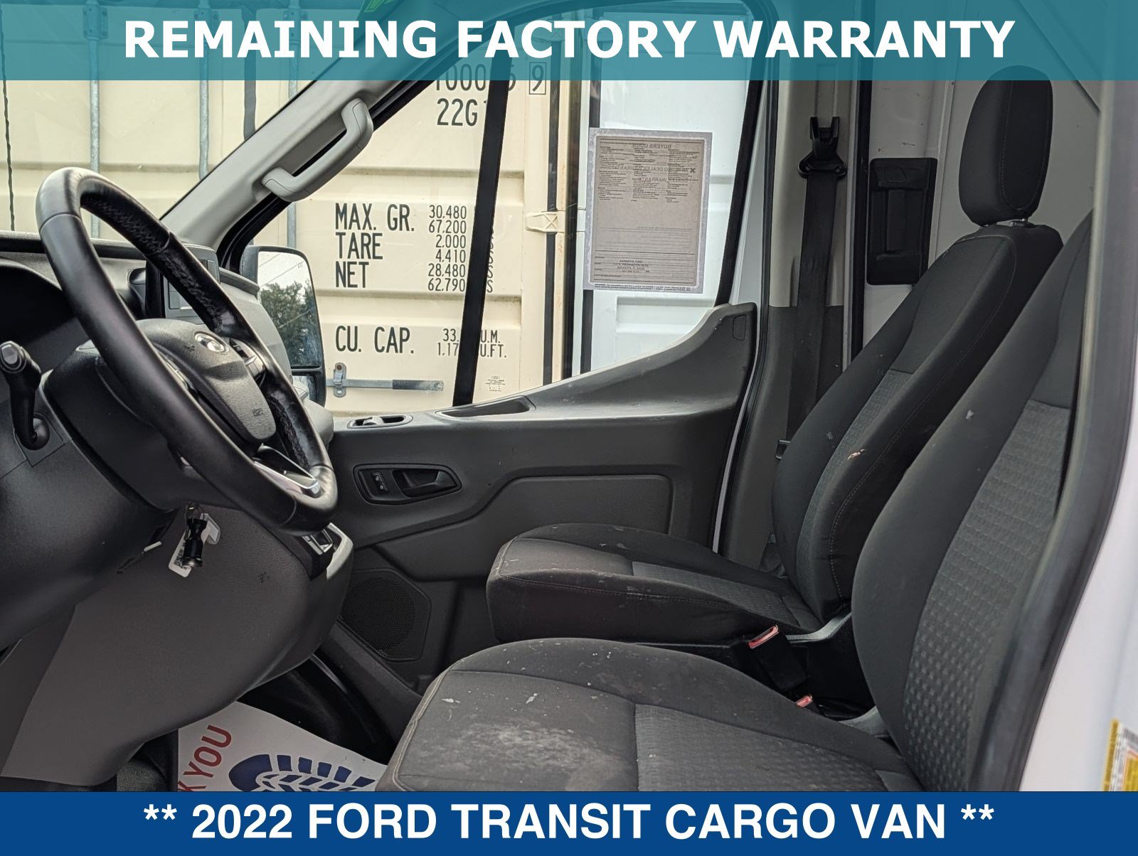 Certified 2022 Ford Transit 350 148 High Roof AWD image 19