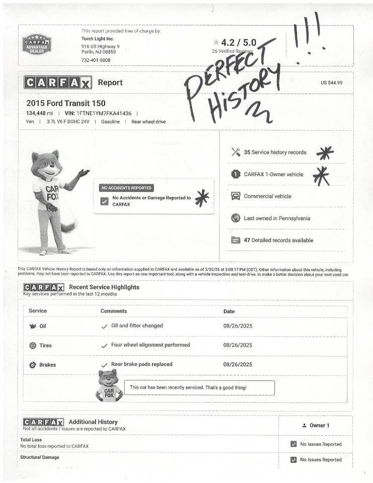 Used 2015 Ford Transit 150 130 Low Roof image 23