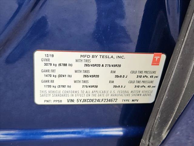Used 2020 Tesla Model X Long Range AWD/4WD image 24
