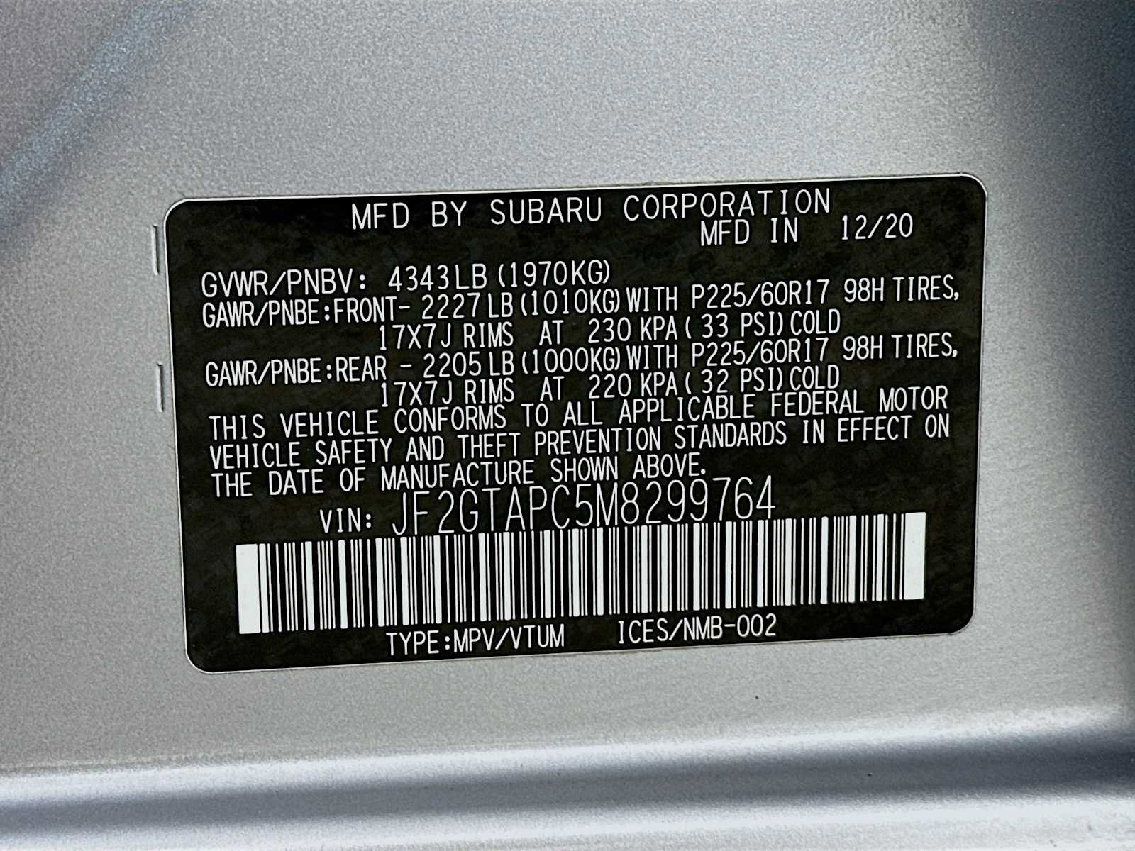 Certified 2021 Subaru Crosstrek 2.0i Premium w/ Popular Package #3 image 28