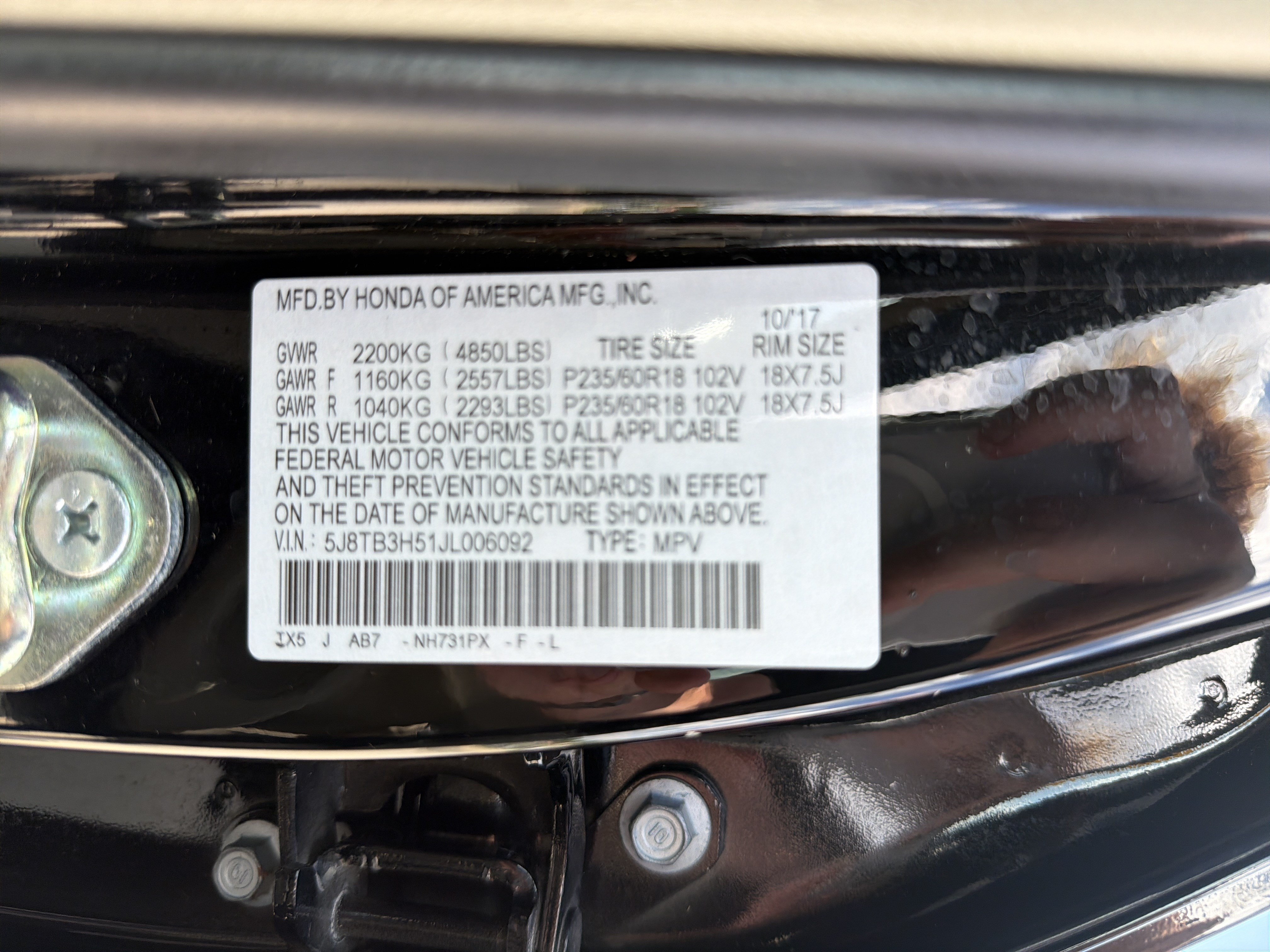 Certified 2018 Acura RDX FWD w/ Technology Package image 35