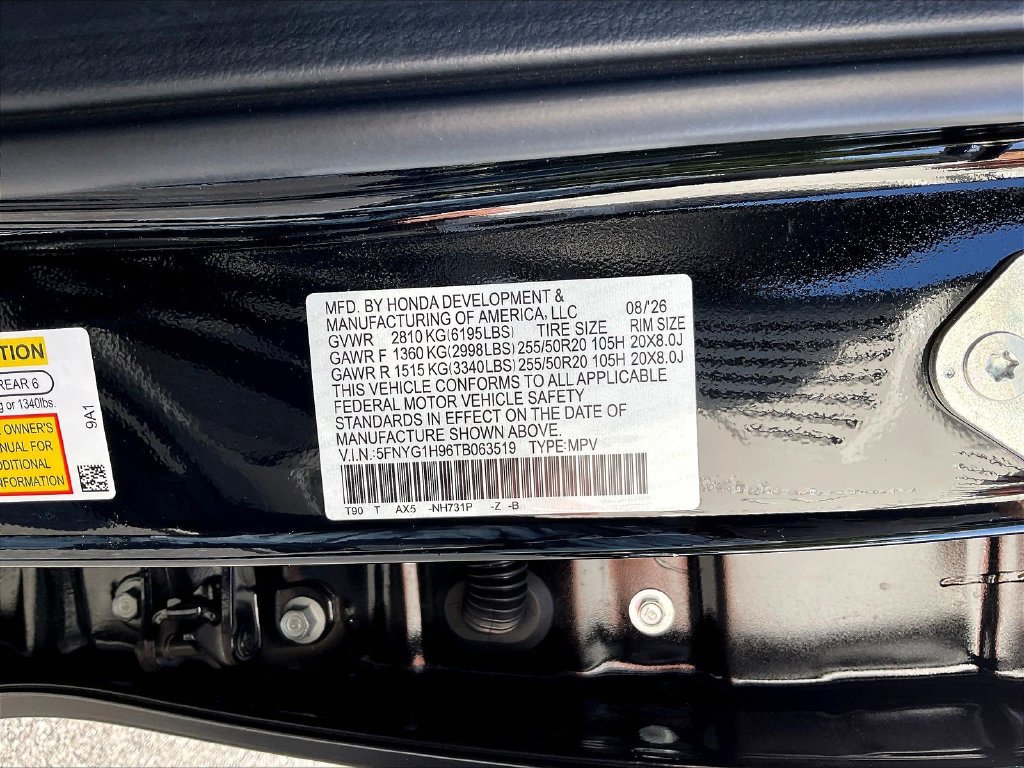 New 2026 Honda Pilot Black Edition image 25