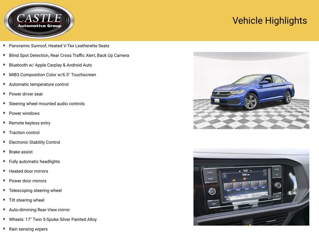 Used 2024 Volkswagen Jetta SE w/ Panoramic Sunroof Package image 4