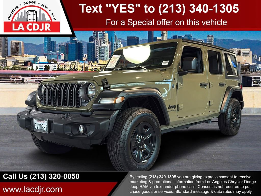 Used 2025 Jeep Wrangler Sport image 1