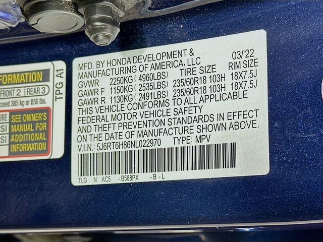 Certified 2022 Honda CR-V EX-L image 35