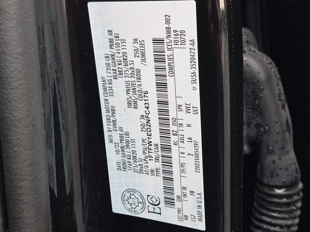 Used 2022 Ford F150 XLT w/ Equipment Group 302A High AWD/4WD image 23