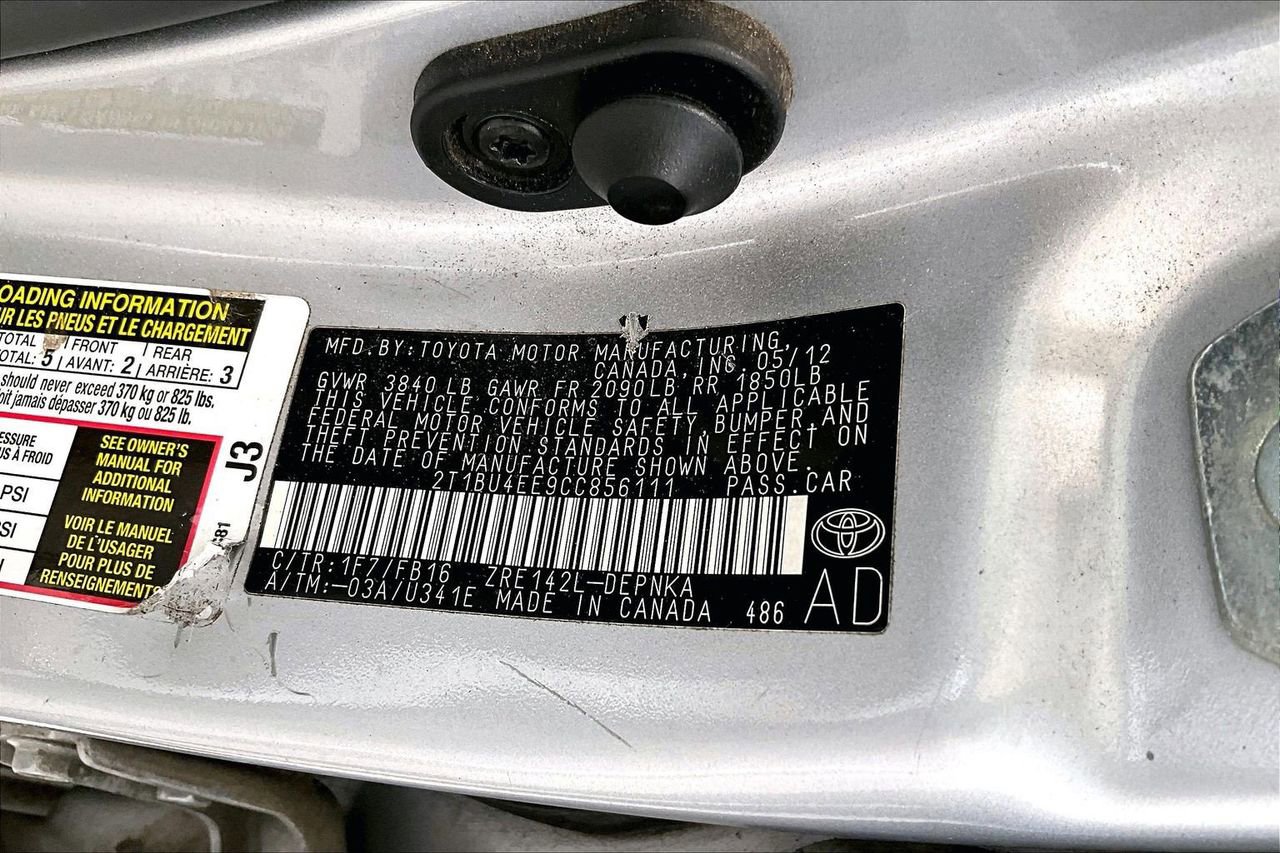 Used 2012 Toyota Corolla LE FWD image 8