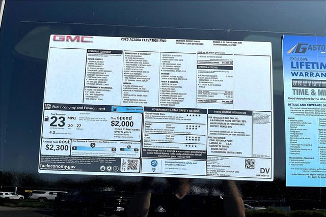 New 2025 GMC Acadia Elevation w/ Black Edition image 15