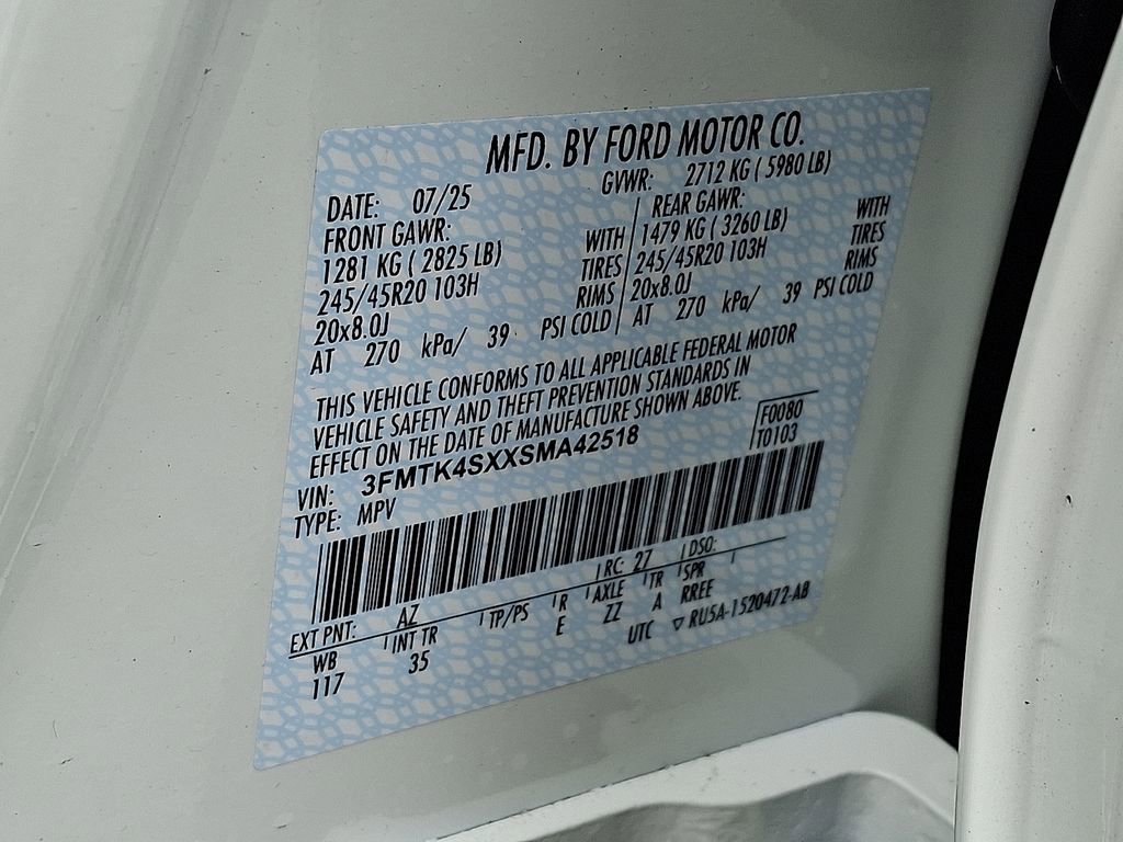 New 2025 Ford Mustang Mach-E GT w/ Bronze Appearance Package image 10