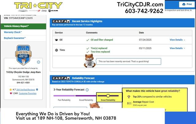 Used 2022 Toyota Corolla SE image 14
