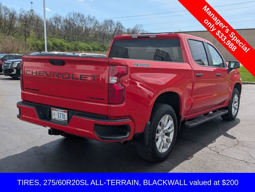 Used 2023 Chevrolet Silverado 1500 Custom w/ LPO, Dark Essentials Package AWD/4WD image 8